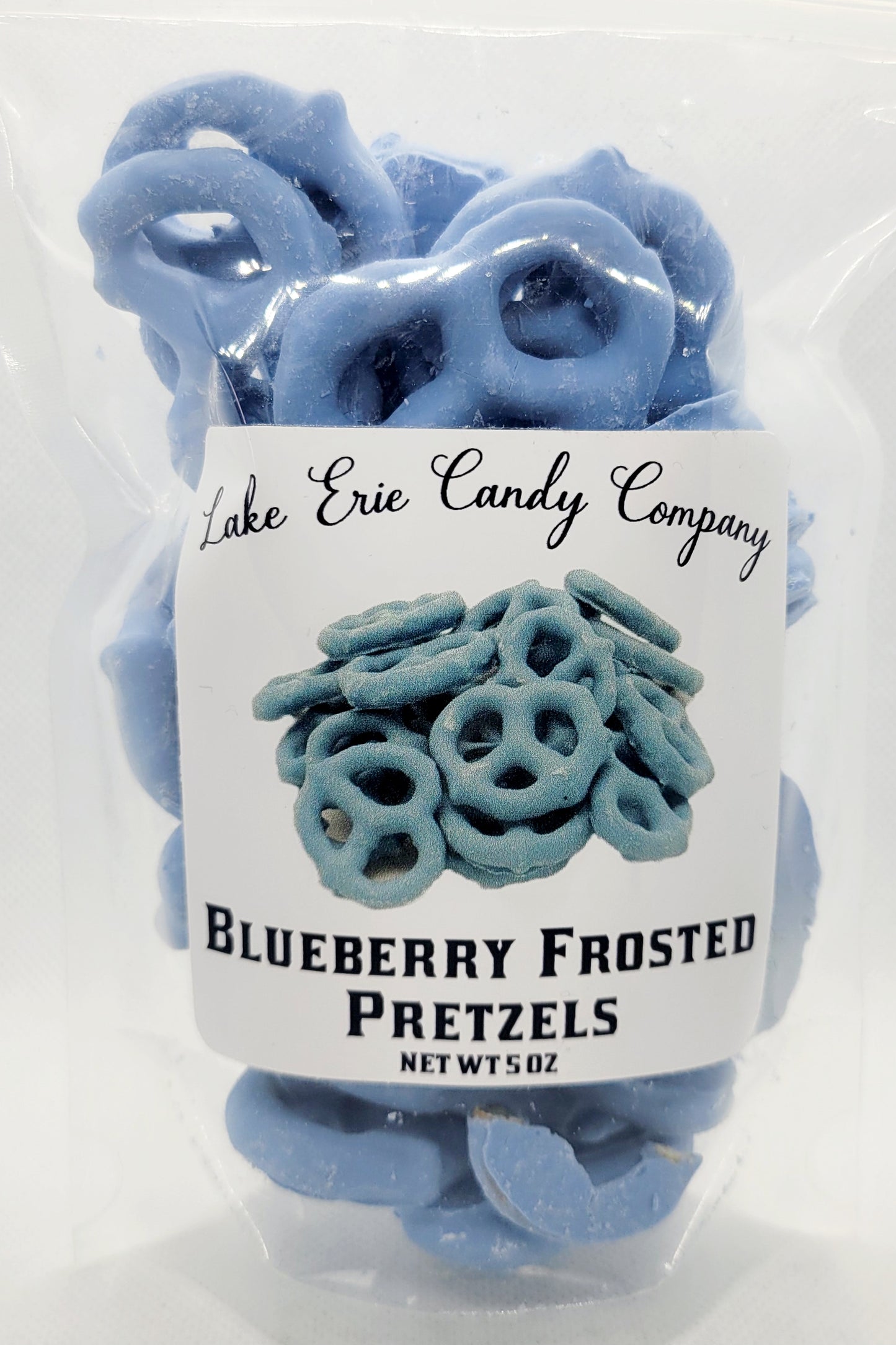 Blueberry Frosted Pretzels