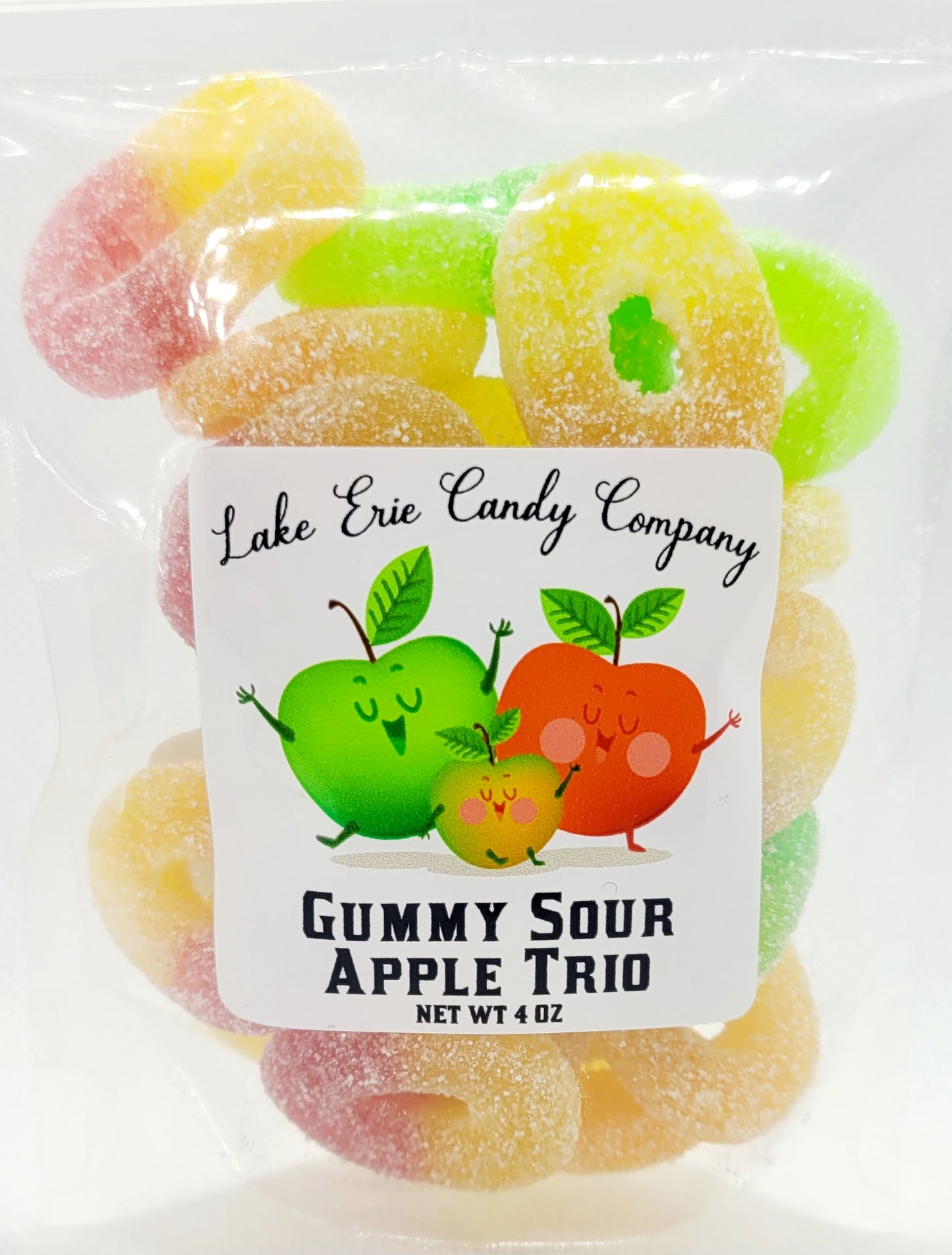 Gummy Sour Apple Trio