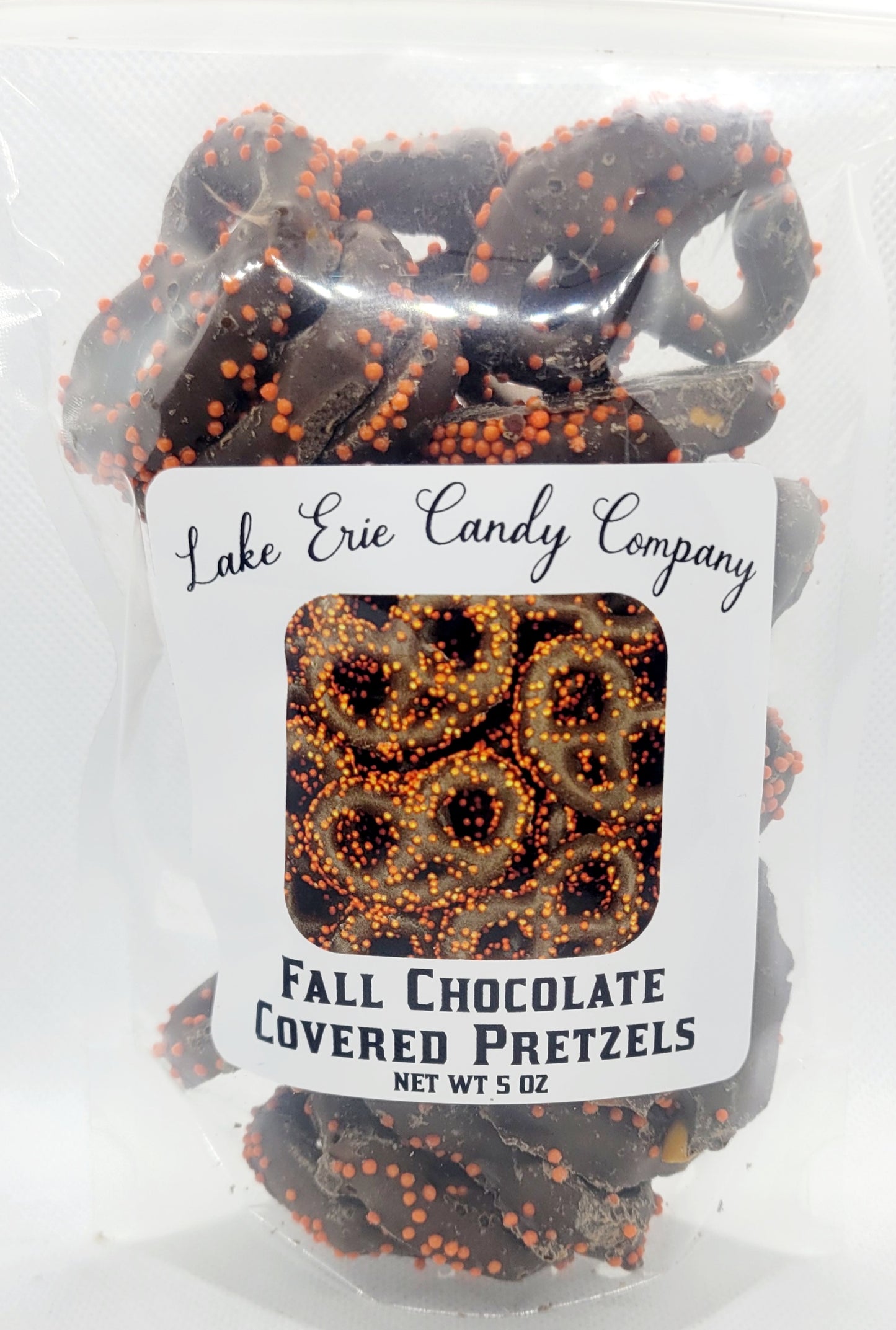 Fall Chocolate Covered Pretzels