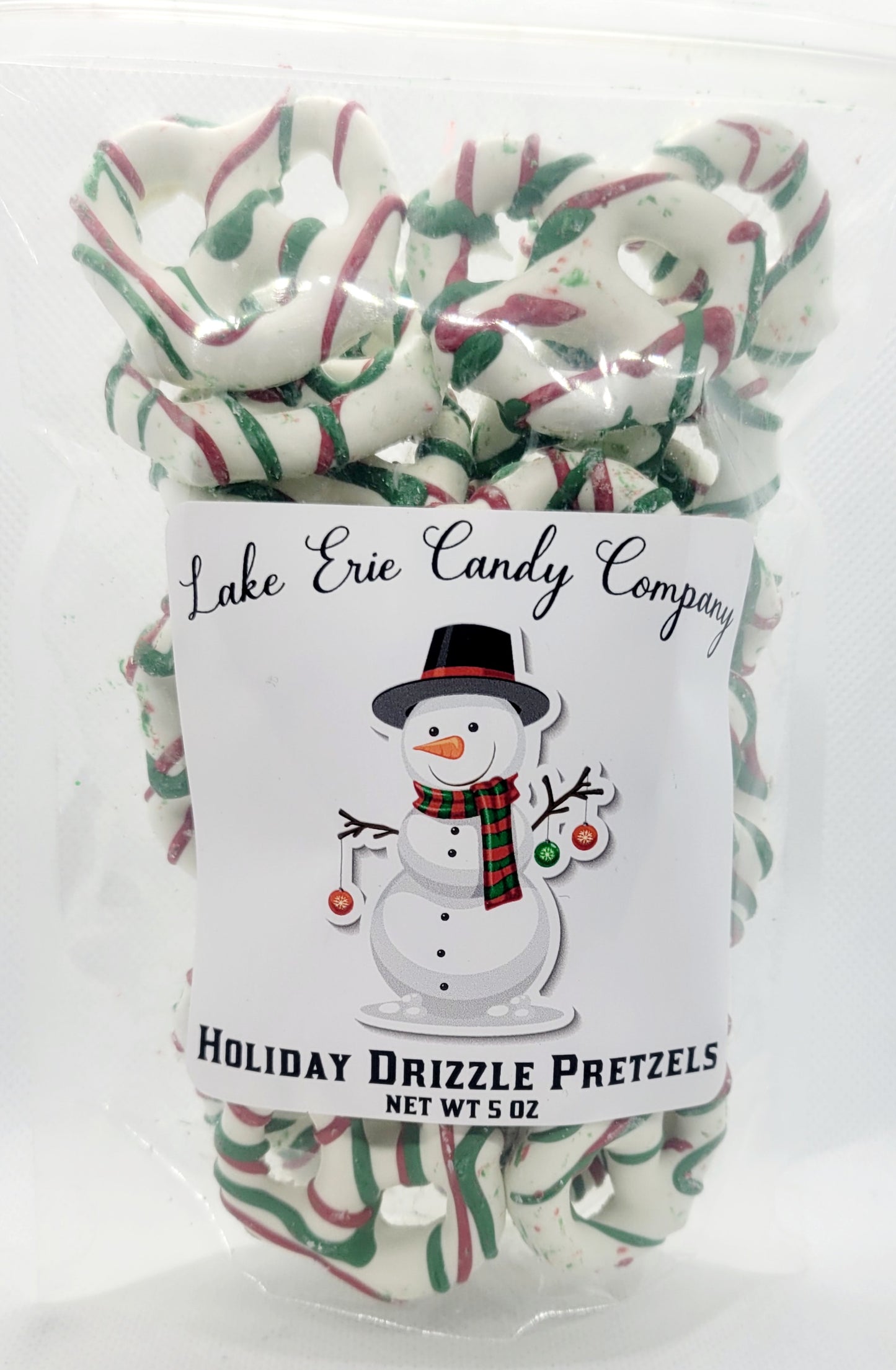 Holiday Drizzle Pretzels
