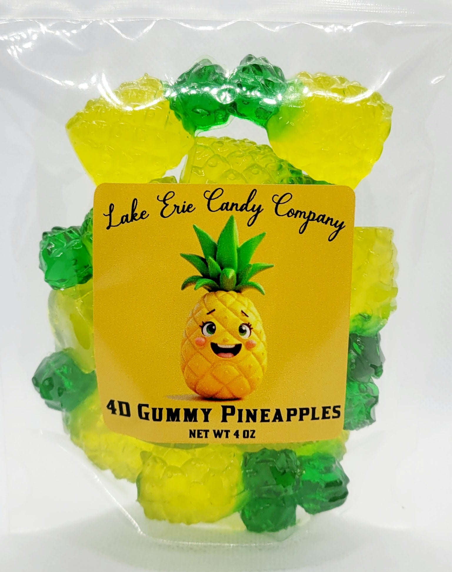 4D Gummy Pineapples – Lake Erie Candy Company