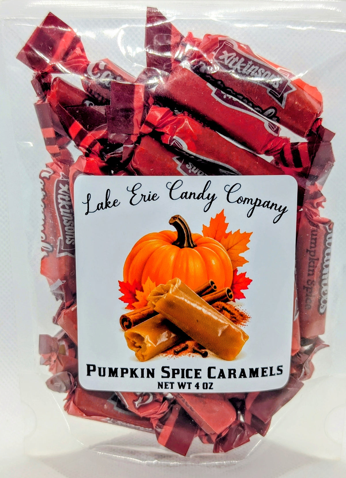 Pumpkin Spice Caramels