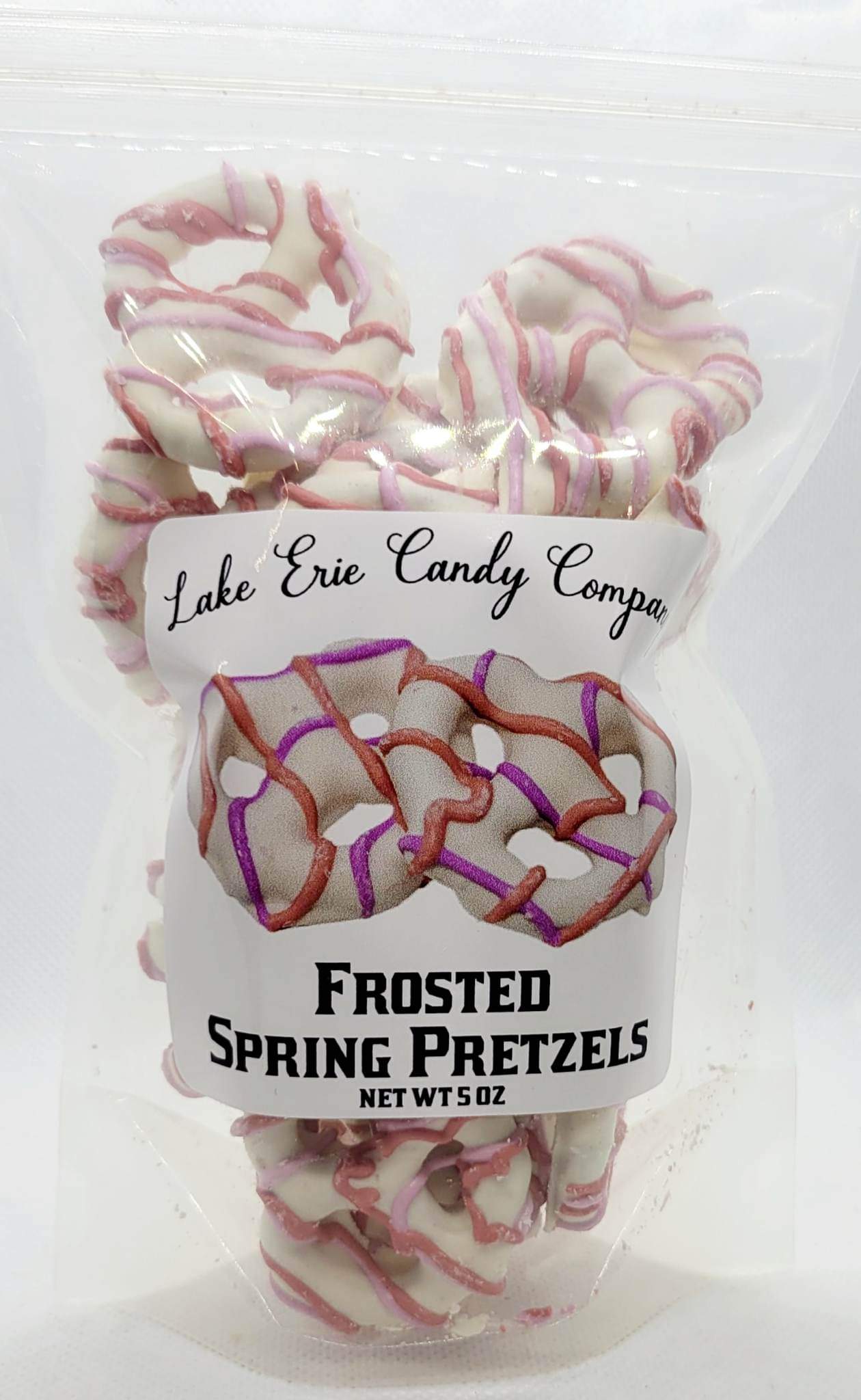 Frosted Spring Pretzels