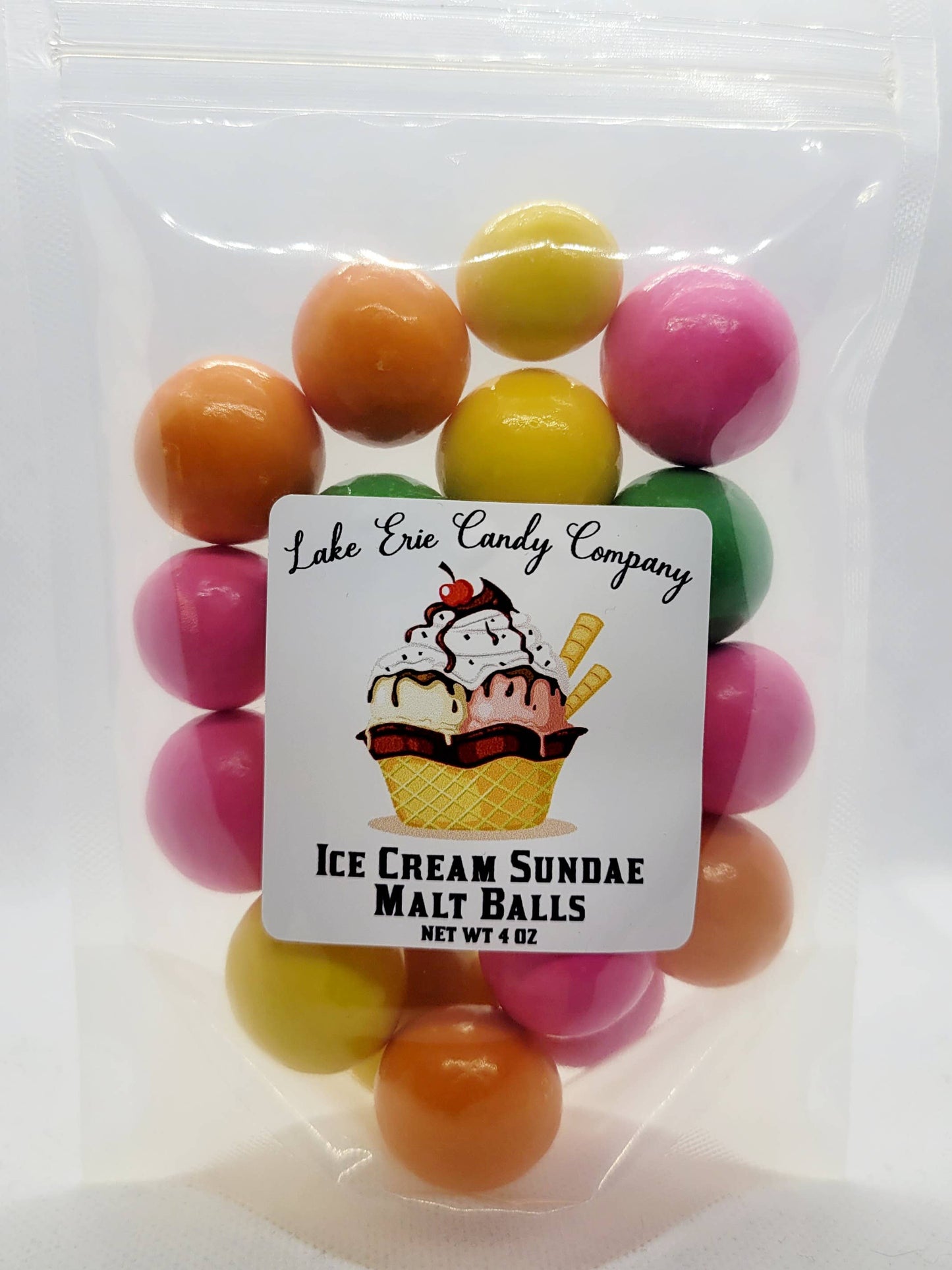 Ice Cream Sundae Malt Balls