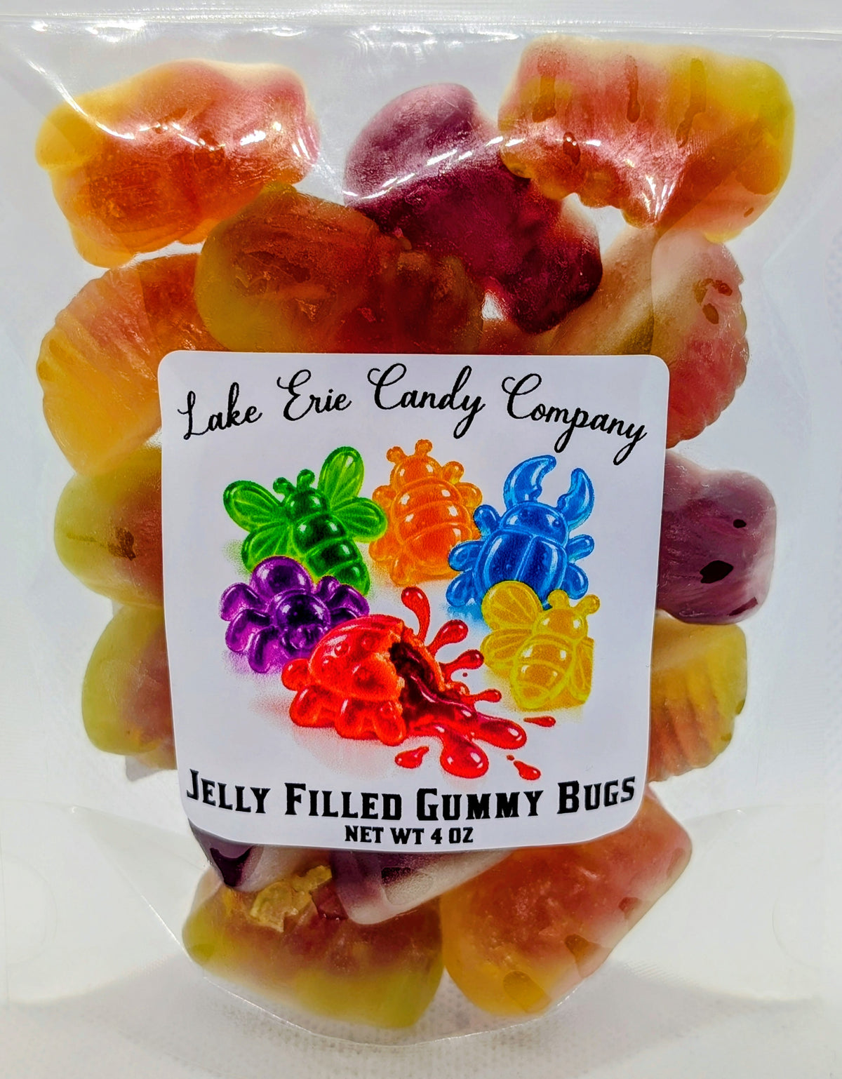 Jelly Filled Gummy Bugs