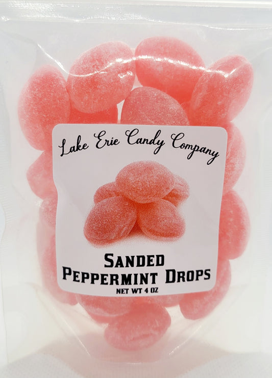 Sanded Peppermint Drops