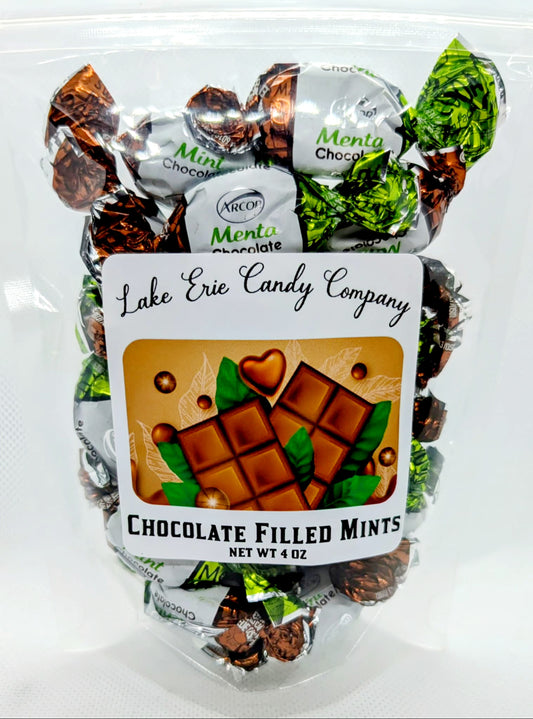 Chocolate Filled Mints (Hard Candy)