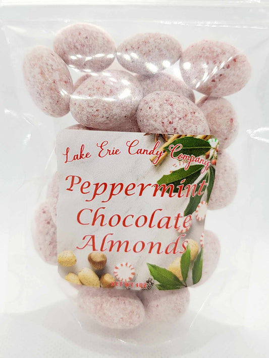 Peppermint Chocolate Almonds