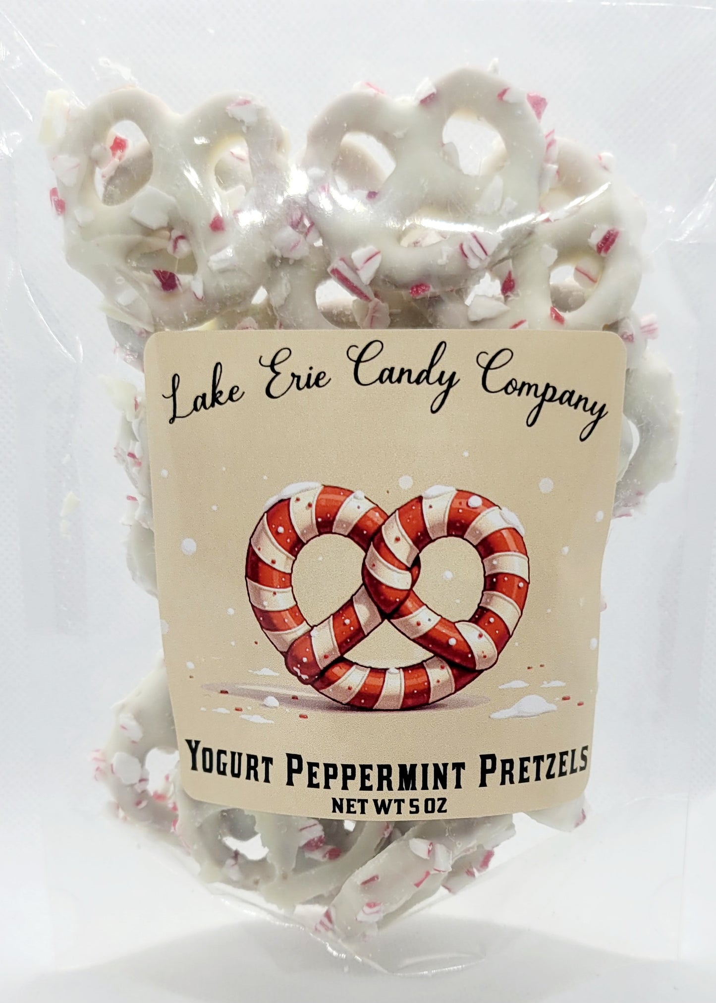 Yogurt Peppermint Pretzels