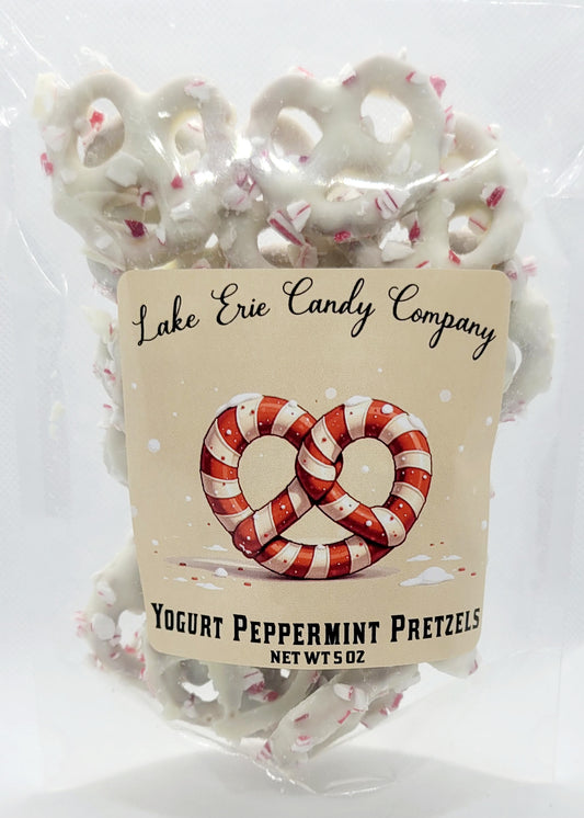 Yogurt Peppermint Pretzels