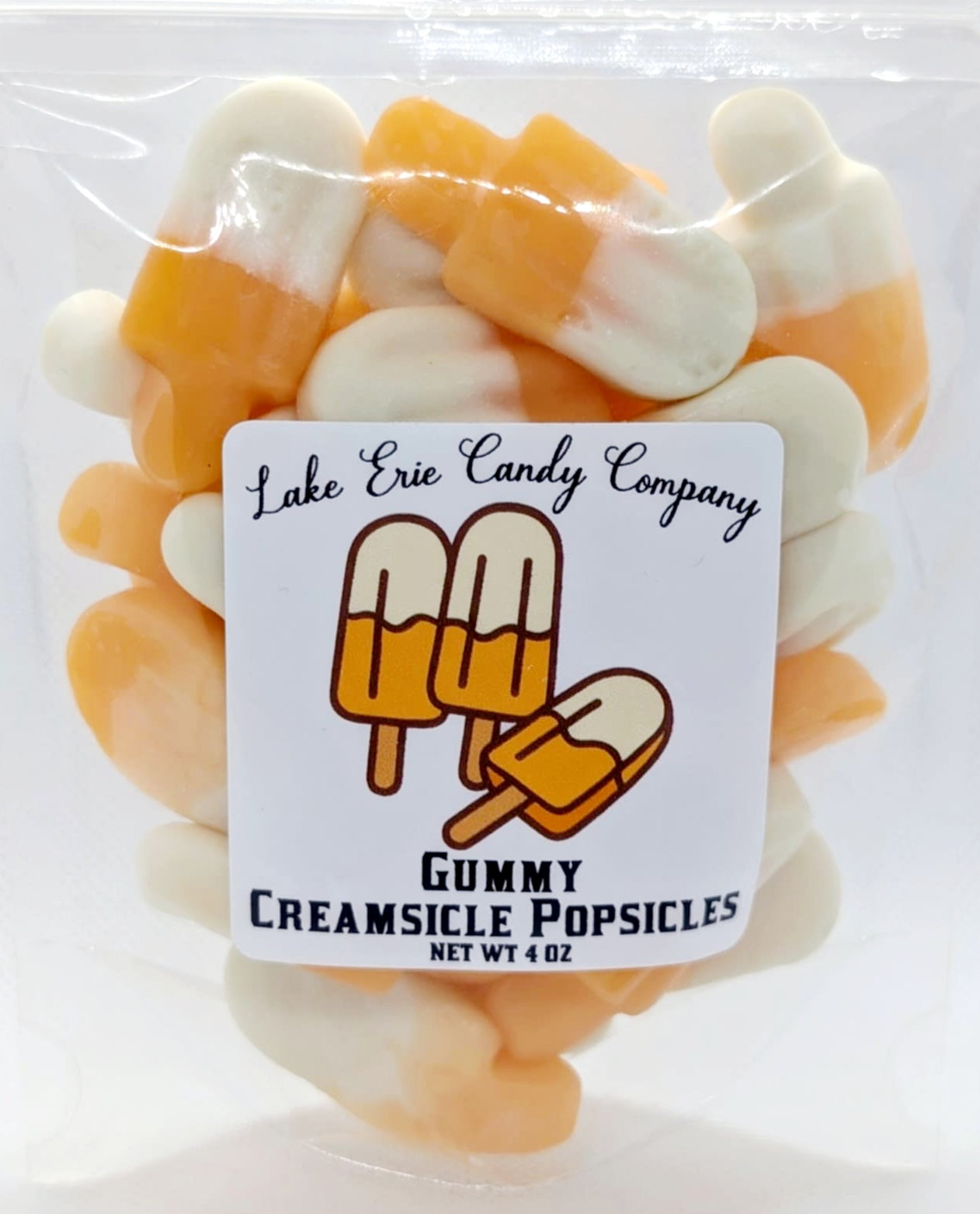 Gummy Creamsicle Popsicles