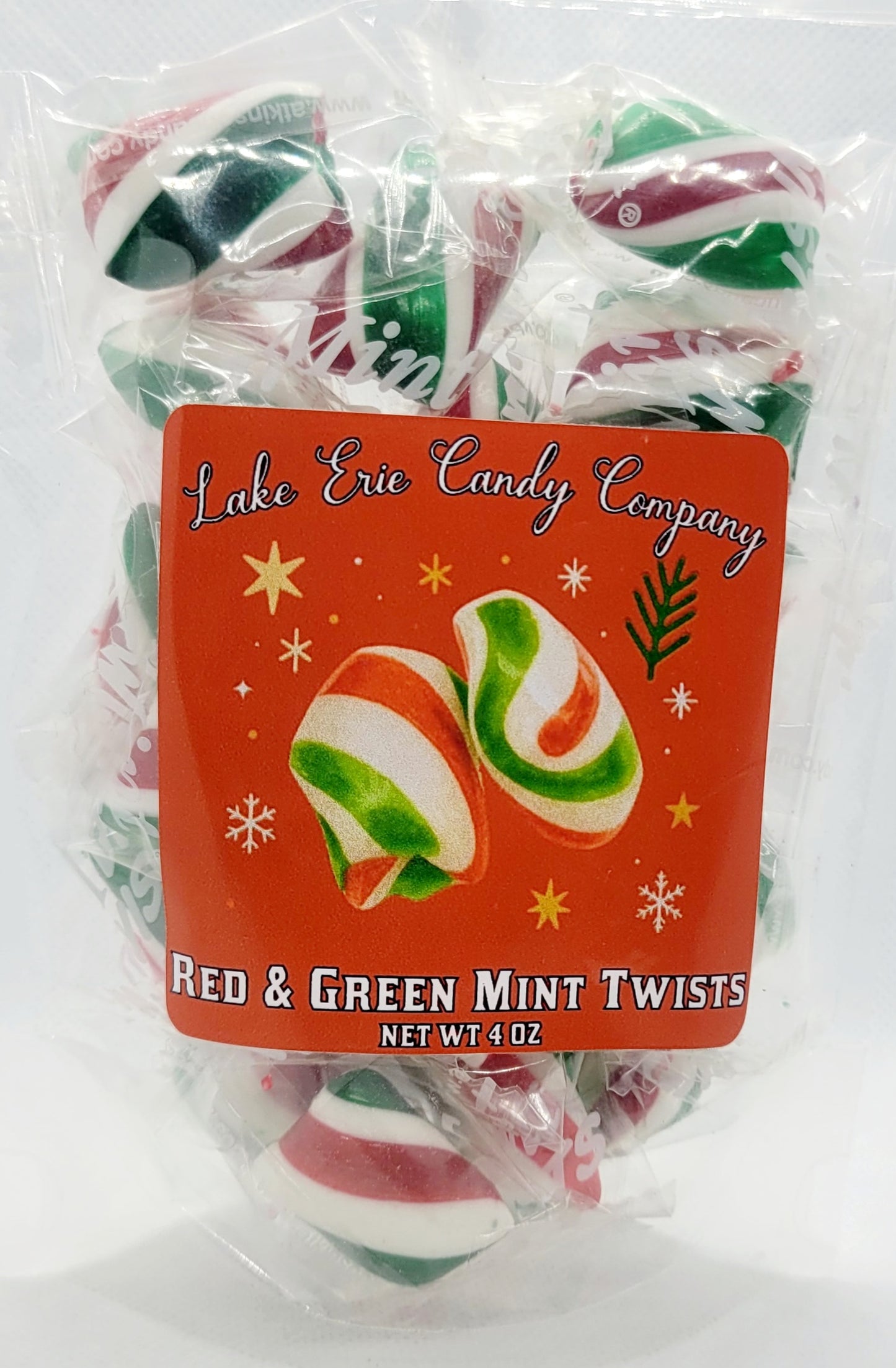 Red & Green Mint Twists