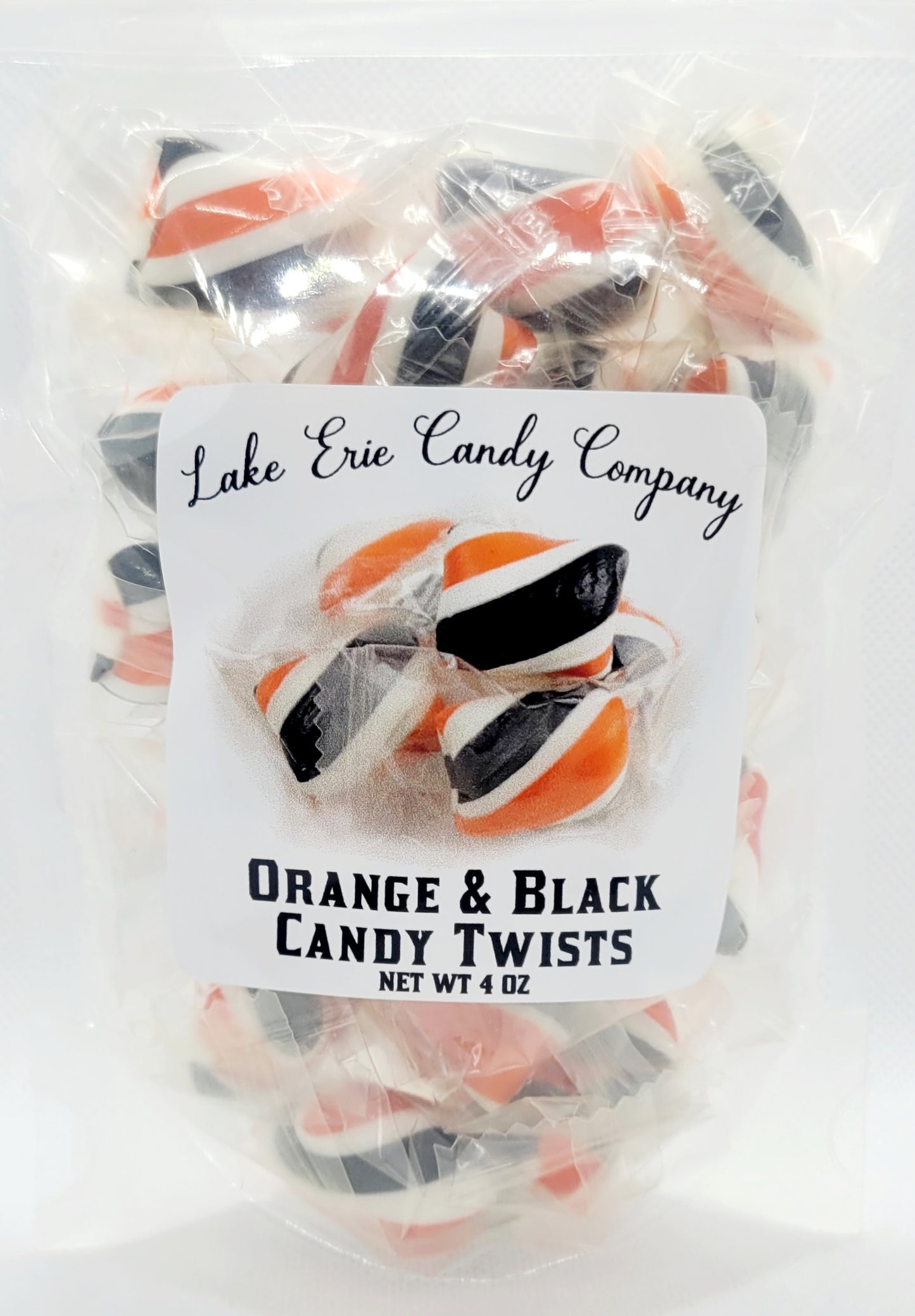 Orange & Black Candy Twists