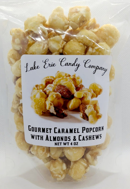 Gourmet Caramel Popcorn with Almonds & Cashews