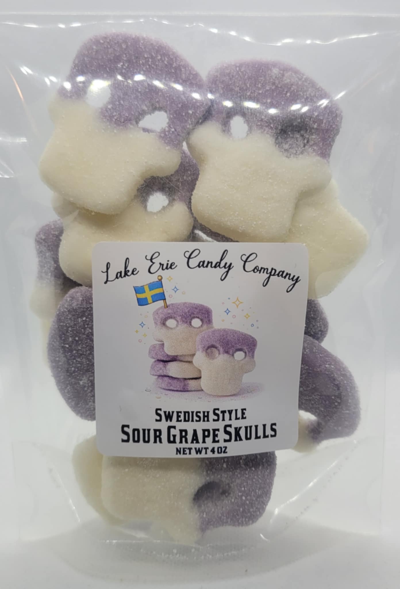 Swedish Style Sour Grape Skulls