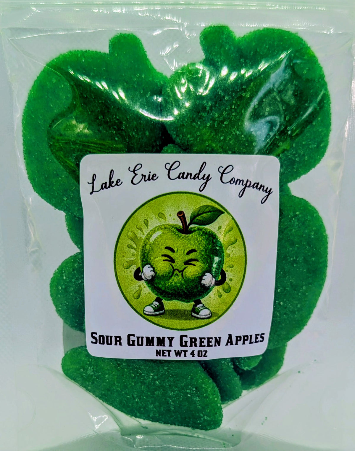 Sour Gummy Green Apples
