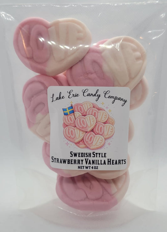 Swedish Style Strawberry Vanilla Hearts