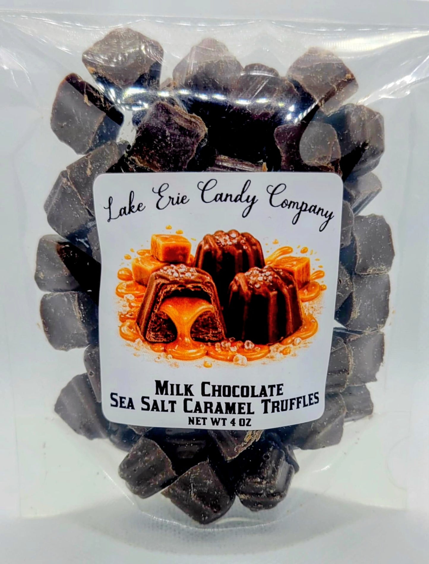 Milk Chocolate Sea Salt Caramel Truffles