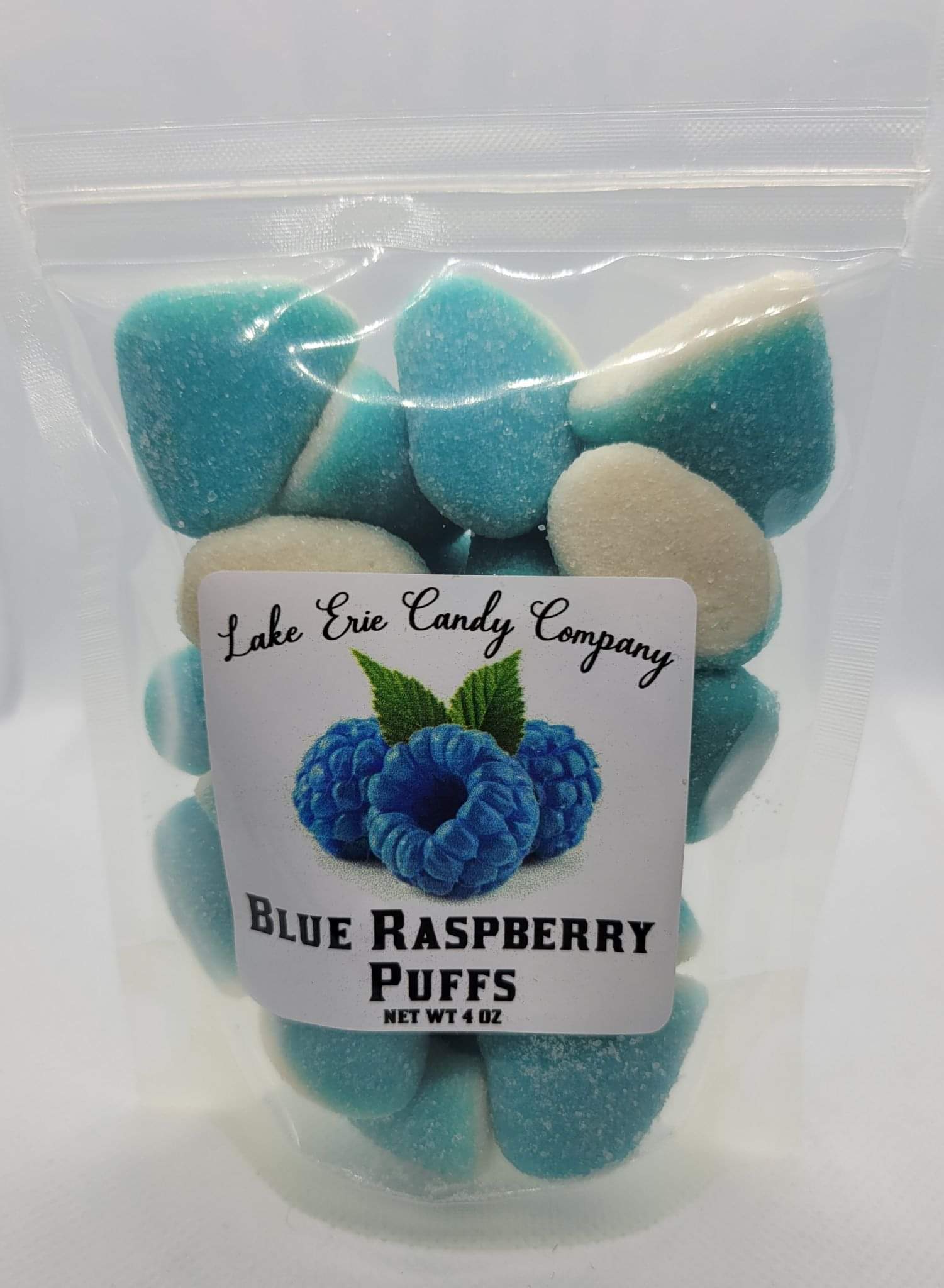 Blue Raspberry Puffs – Lake Erie Candy Company