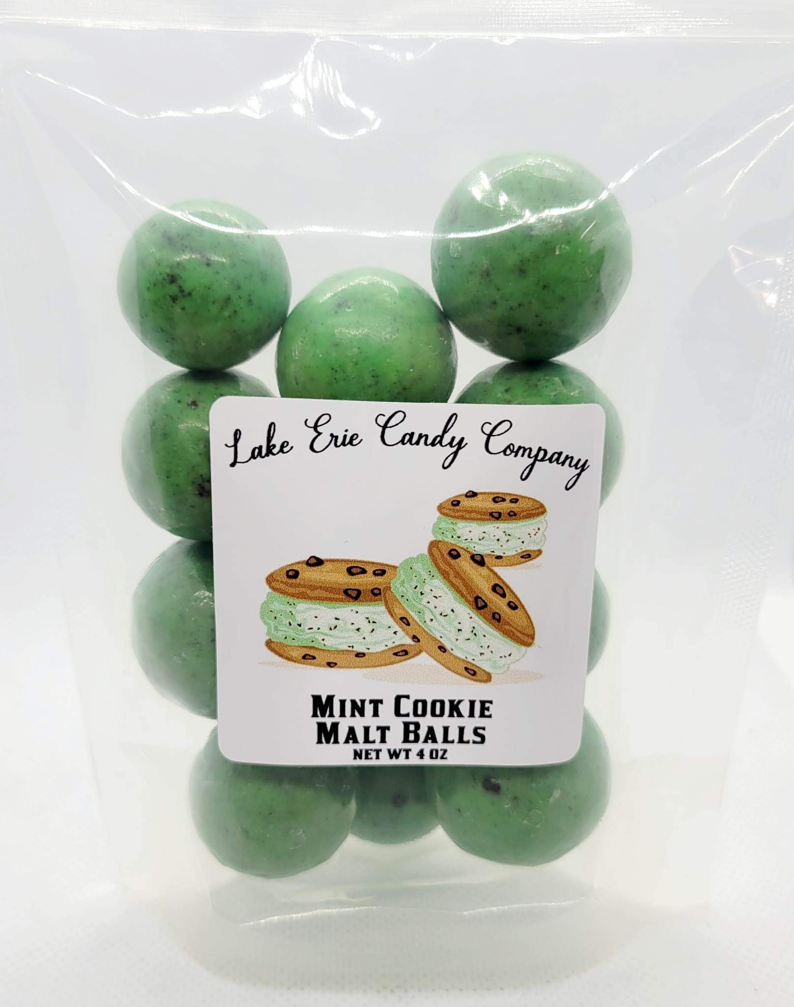 Bayside Candy Mint Cookie Malted Milk Balls – Pastel Coated Mint Chip Malt Treats