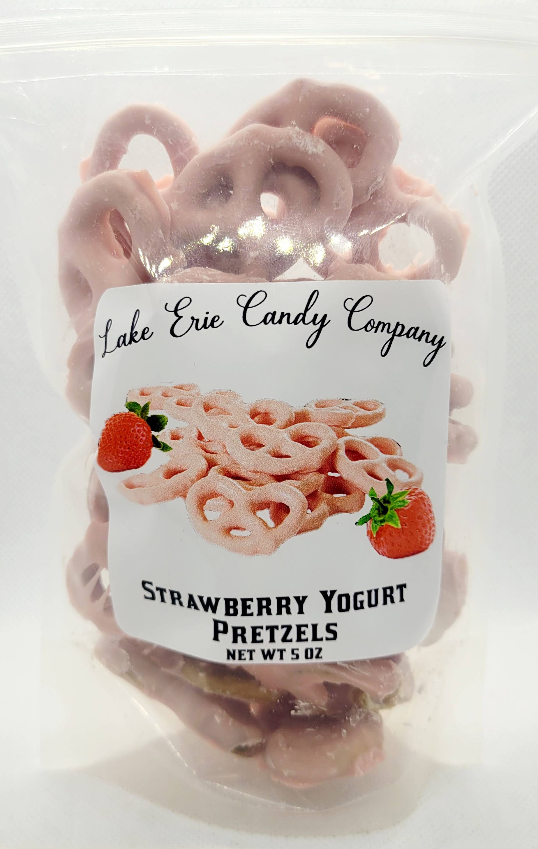 Strawberry Yogurt Pretzels Lake Erie Candy Company Strawberry yogurt pretzels lake erie candy company