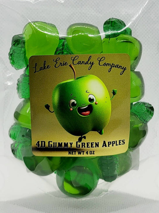 4D Gummy Green Apples