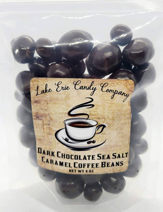 Dark Chocolate Sea Salt Caramel Coffee Beans