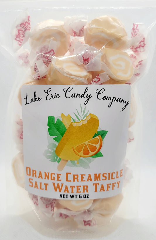 Orange Creamsicle Salt Water Taffy